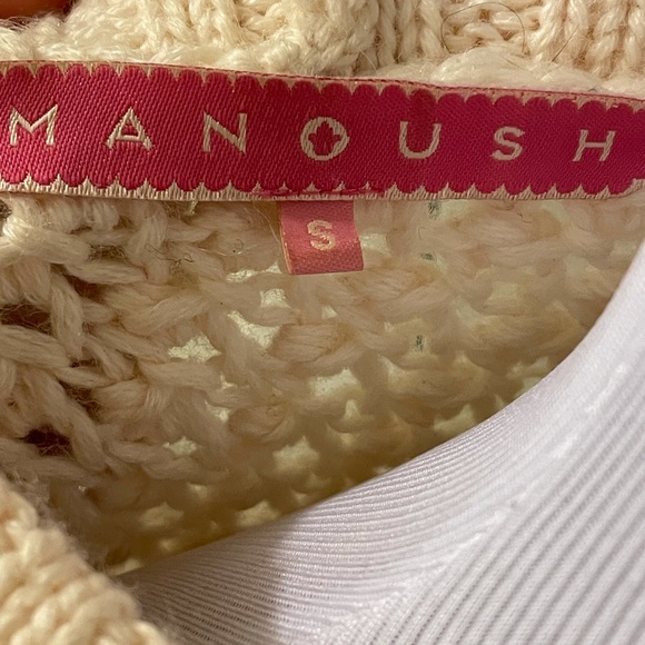 Beautiful Manoush knit w/velvet and lace trim dress - Picture 10 of 12